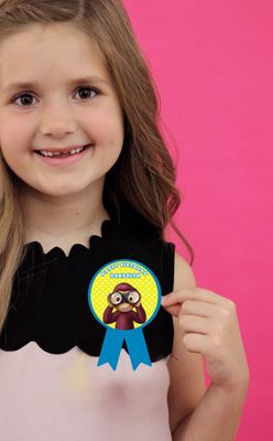 George Theme Birthday Badges (10 Pcs)