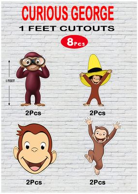 George Cutouts (1ft) - 8 Pcs