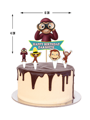 George - Cake Topper Set 5Pcs
