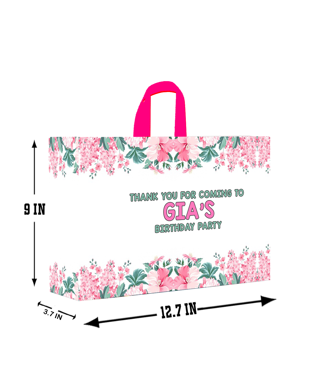 Floral Theme Bags Large(10pcs)