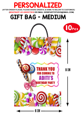 Candyland Gift Bag - Medium (10 Pcs)
