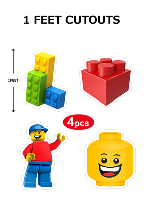 Lego Theme - Cake Topper Combo