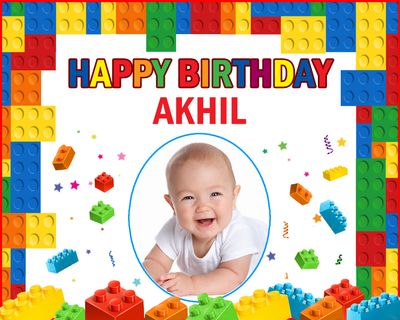 Lego Theme Birthday Combo Kit-100 Pcs