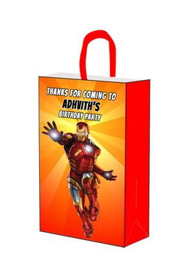 Ironman Theme Gift Bag Medium (10 Pcs)