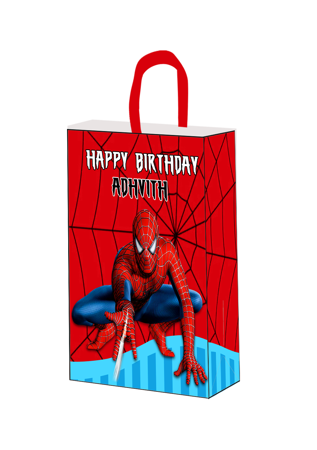 Spiderman  Theme - Gift Bag Medium (10 Pcs)