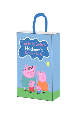 Peppa Pig Theme - Gift Bag Medium (10 Pcs)