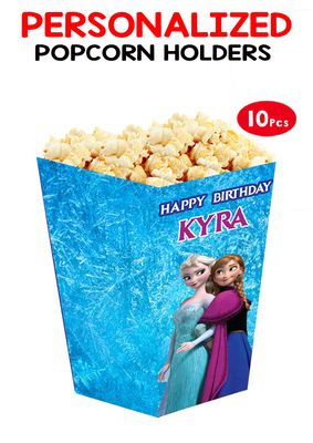 Frozen Elsa - Popcorn Boxes (10 Pcs)
