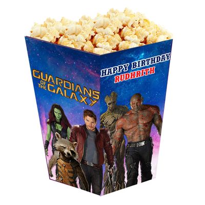 Guardians Of The Galaxy Popcorn Boxes (10 Pcs)