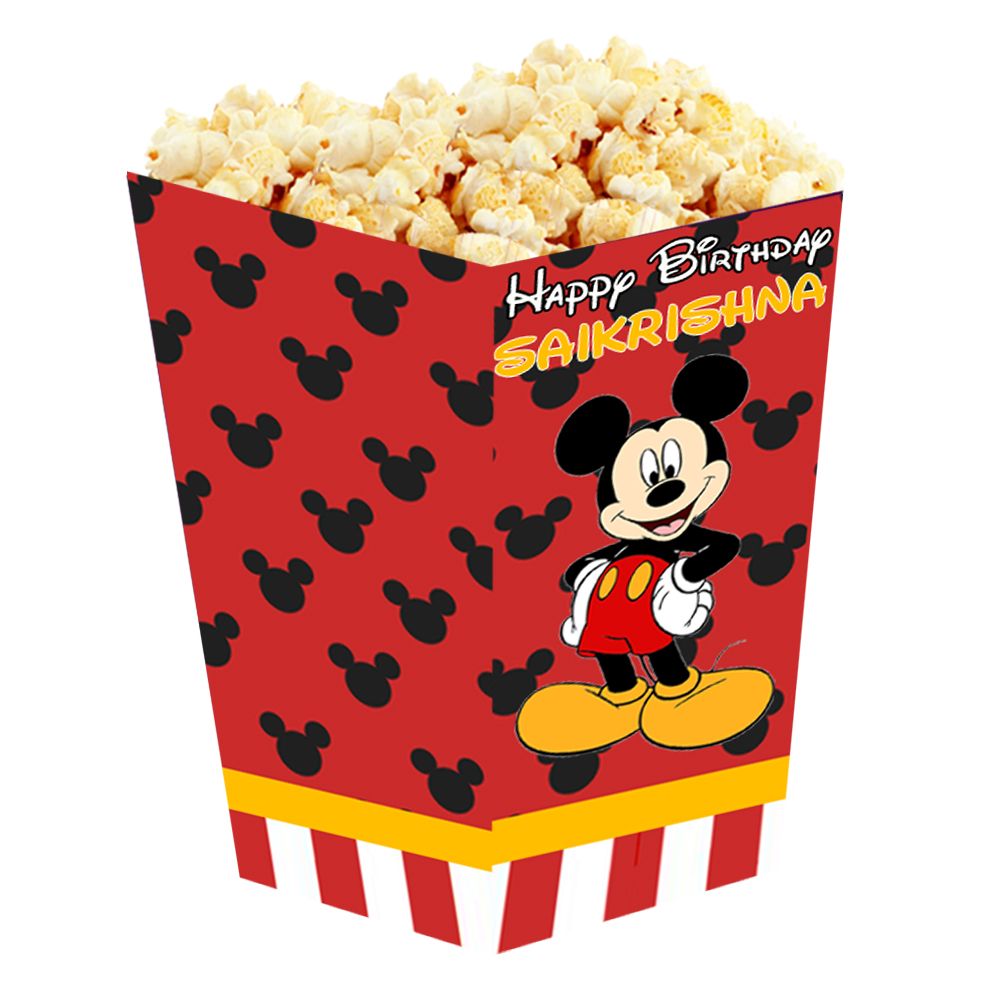 Mickey - Popcorn Boxes (10 Pcs)