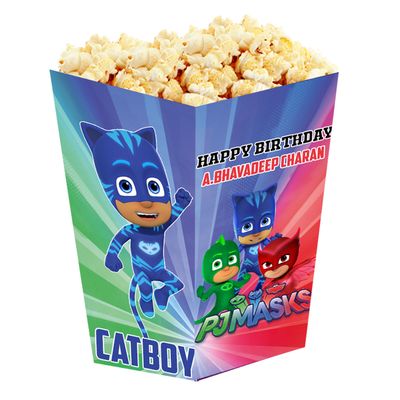 PJ Mask Popcorn Boxes (10 Pcs)