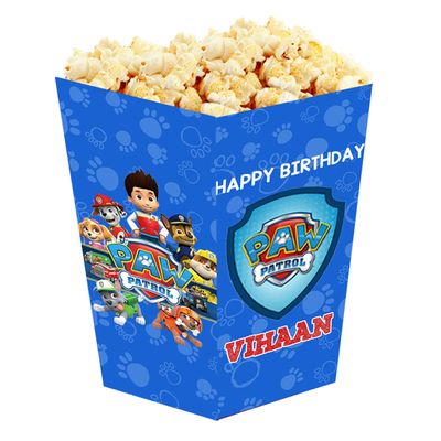 Paw Patrol Popcorn Boxes (10 Pcs)