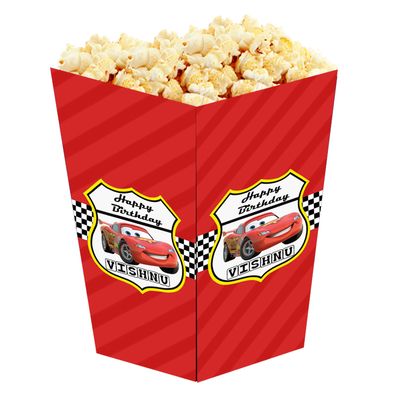 Car Popcorn Boxes (10 Pcs)