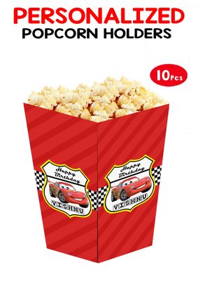 Car Popcorn Boxes (10 Pcs)
