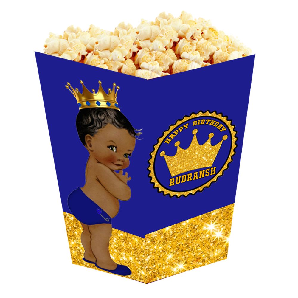 Royal Prince Popcorn Boxes (10 Pcs)