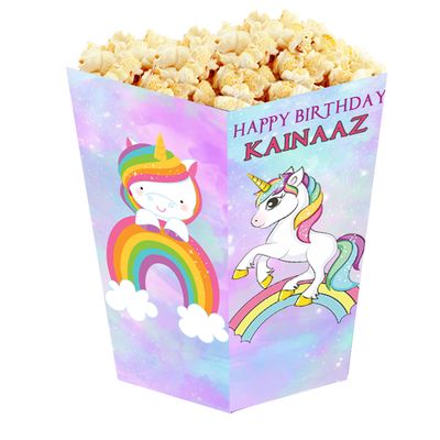 Unicorn Popcorn Boxes (10 Pcs)