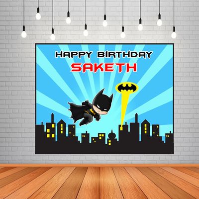 Batman Backdrop / Background Banner (4ft x 5ft)