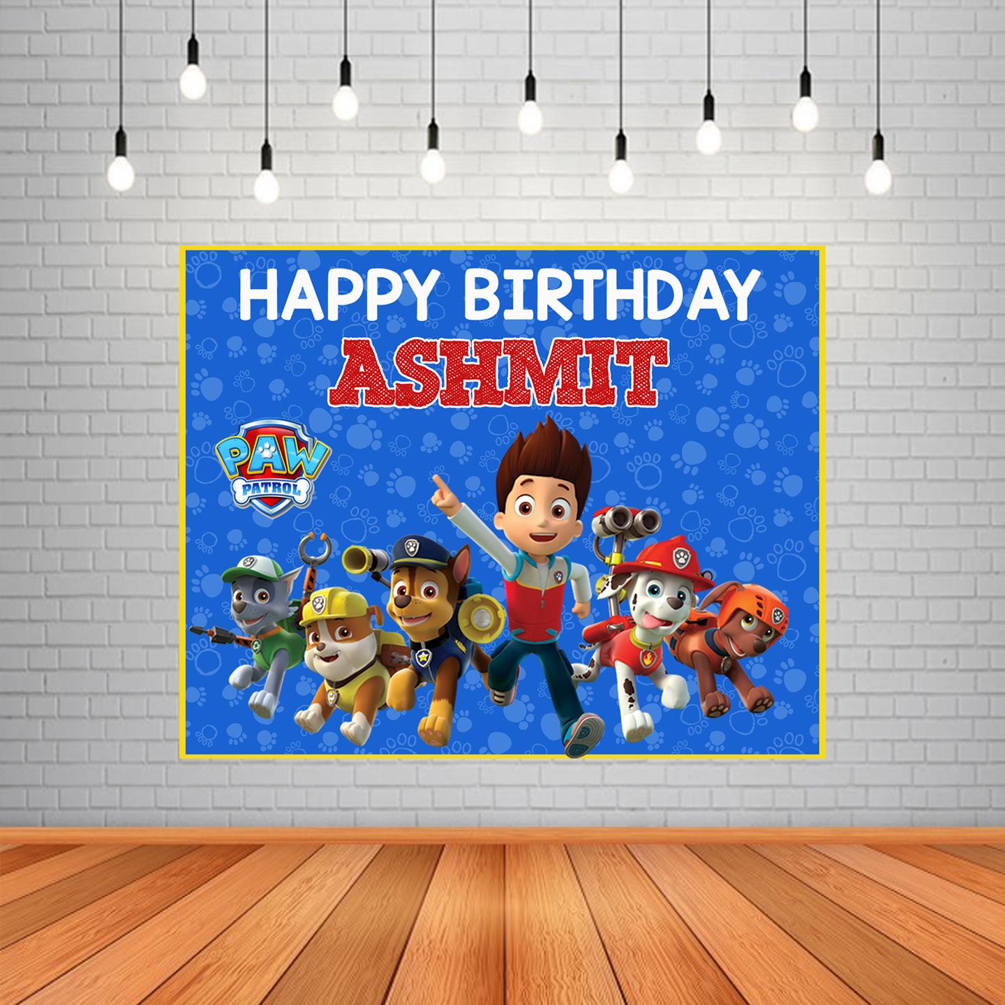 Paw Patrol Backdrop / Background Banner (4ft x 5ft)