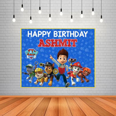 Paw Patrol Backdrop / Background Banner (4ft x 5ft)