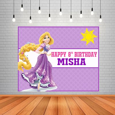 Rapunzel Backdrop / Background Banner (4ft x 5ft)