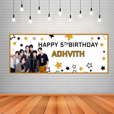BTS Backdrop / Background Banner (2ft x 5ft)