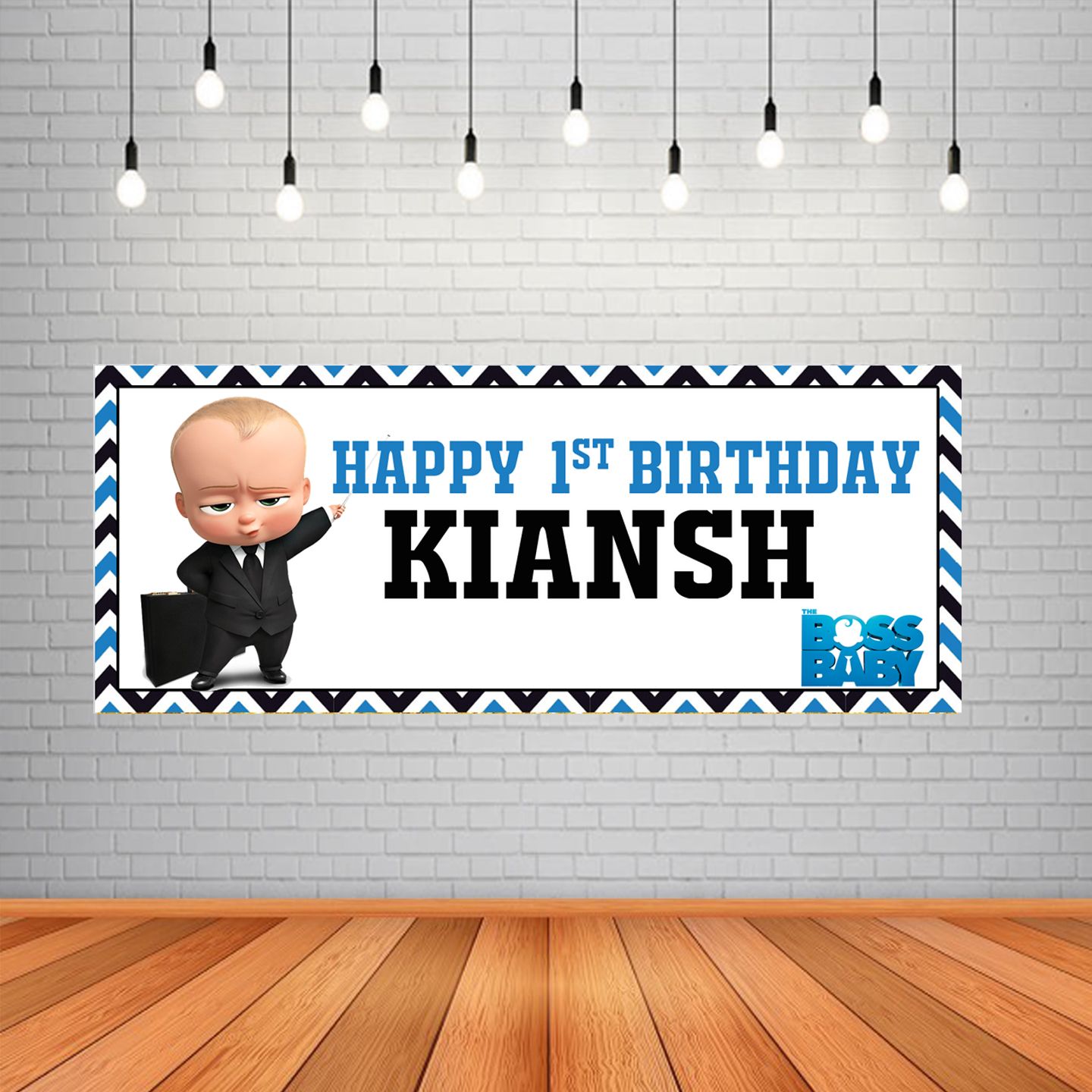 Boss Baby Backdrop / Background Banner (2ft x 5ft)