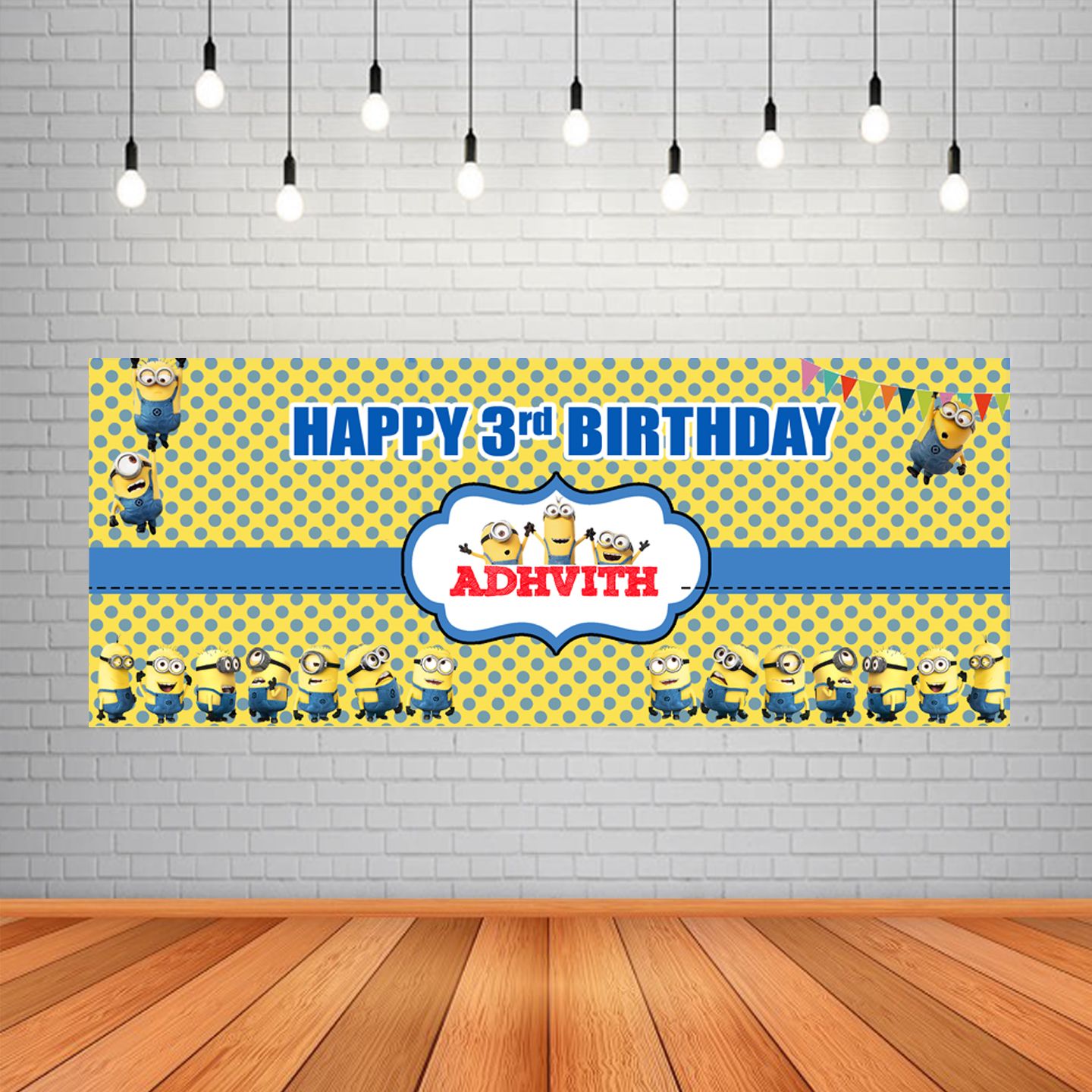 Minion Background Banner (2ft x 5ft)