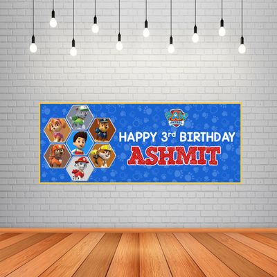 Paw Patrol Backdrop / Background Banner (2ft x 5ft)