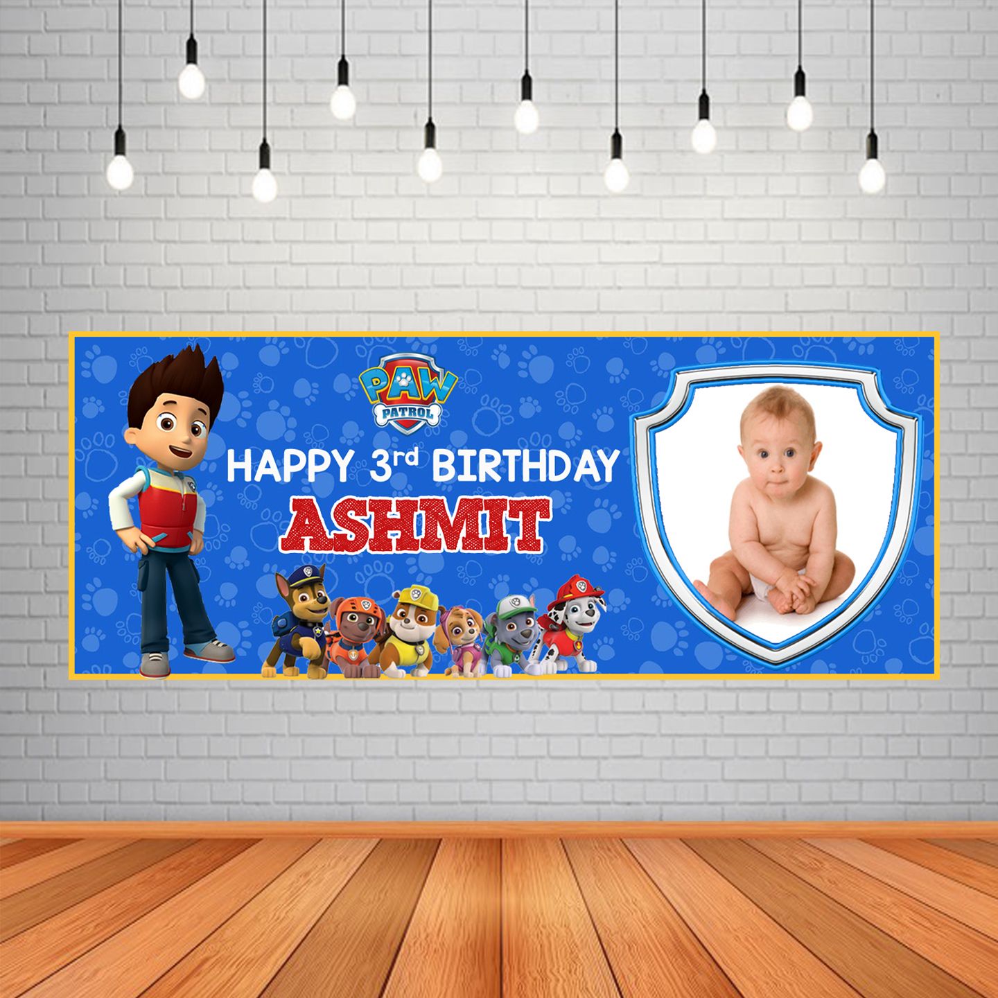 Paw Patrol Backdrop / Background Banner (2ft x 5ft)