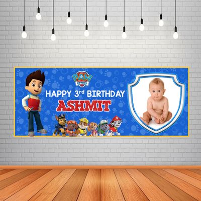 Paw Patrol Backdrop / Background Banner (2ft x 5ft)