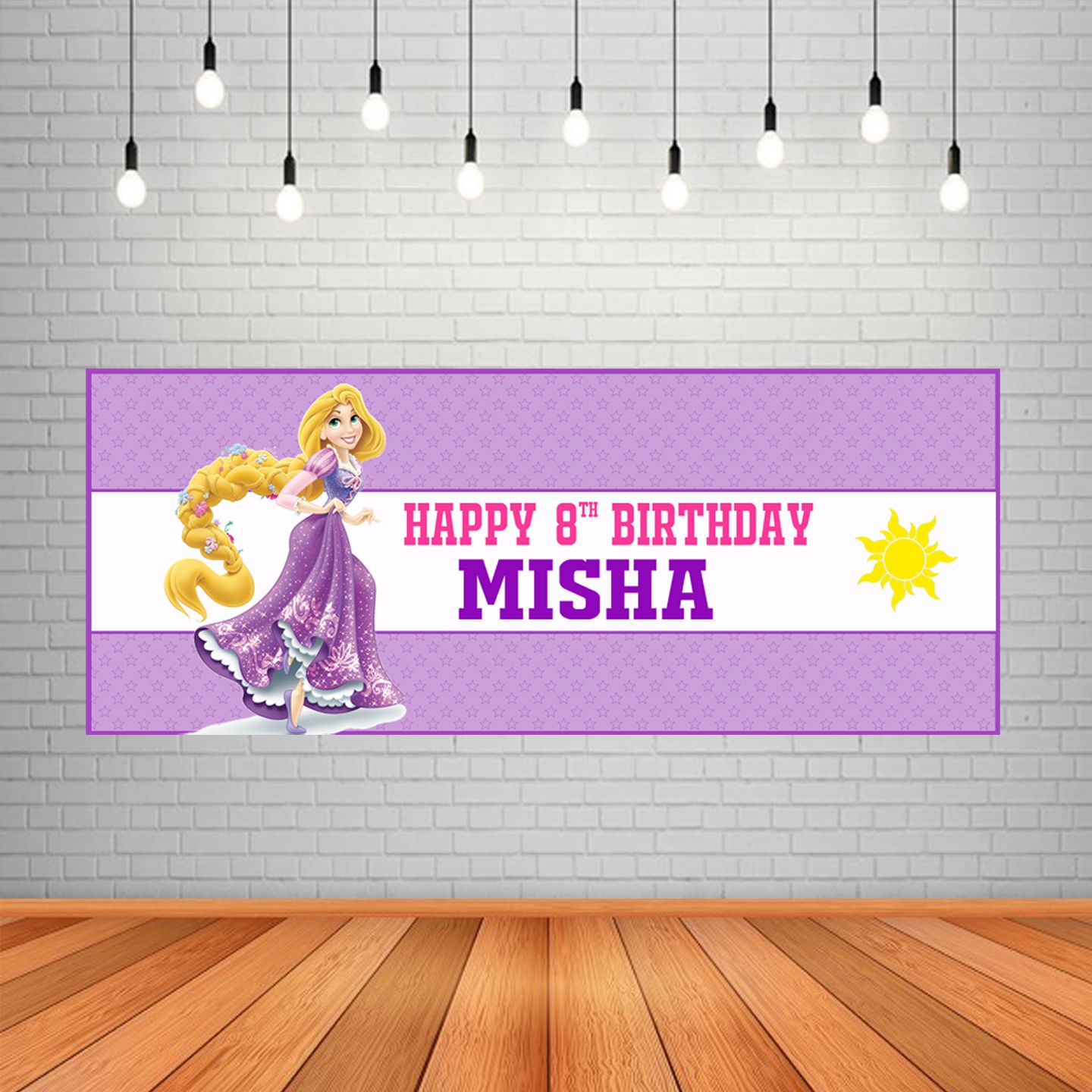 Rapunzel Backdrop / Background Banner (2ft x 5ft)