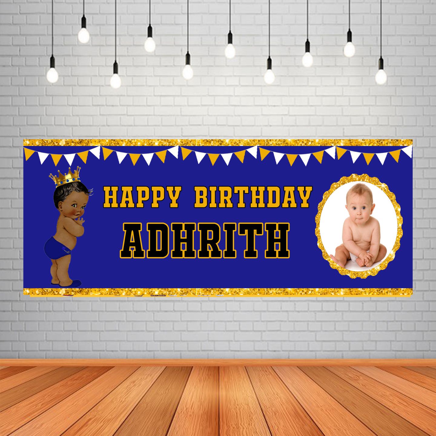 Royal Prince Backdrop / Background Banner (2ft x 5ft)