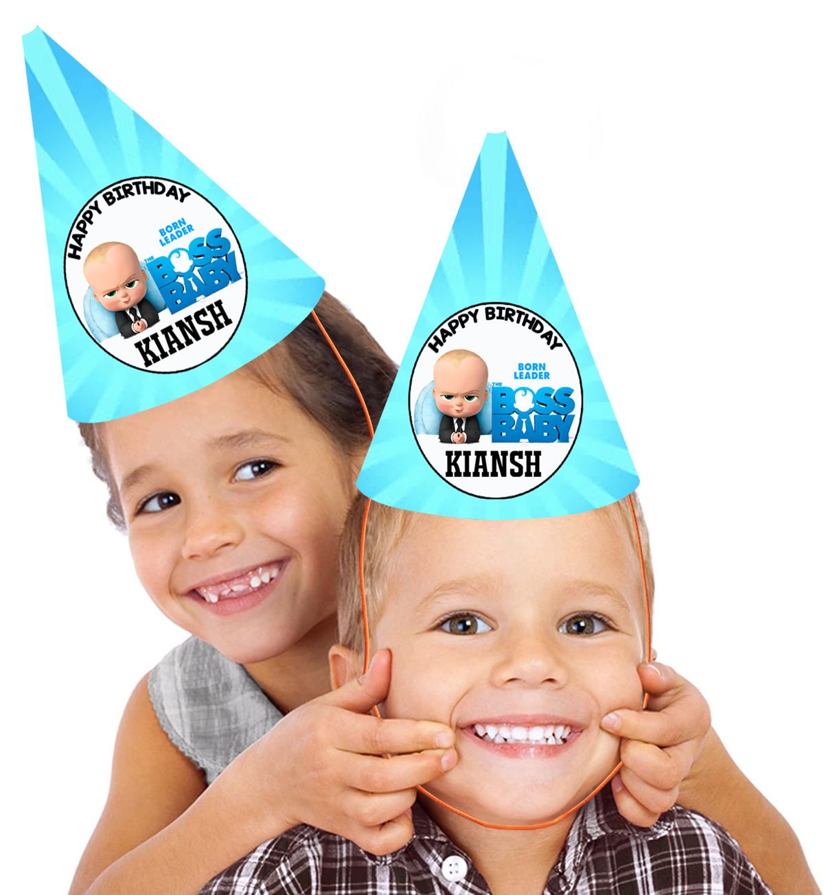 Boss Baby Party Caps / Hats (10 Pcs)