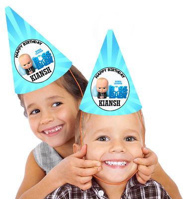 Boss Baby Party Caps / Hats (10 Pcs)