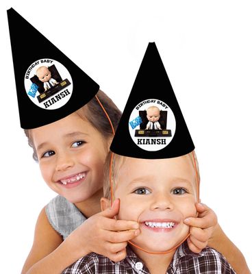 Boss Baby Party Caps / Hats (10 Pcs)