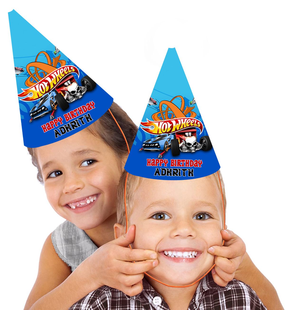 Hot Wheels - Party Caps / Hats (10 Pcs)