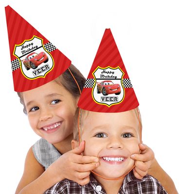 Car Party Caps / Hats (10 Pcs)