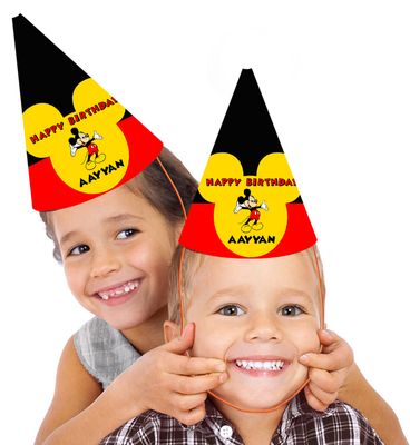 Mickey Party Caps / Hats (10 Pcs)