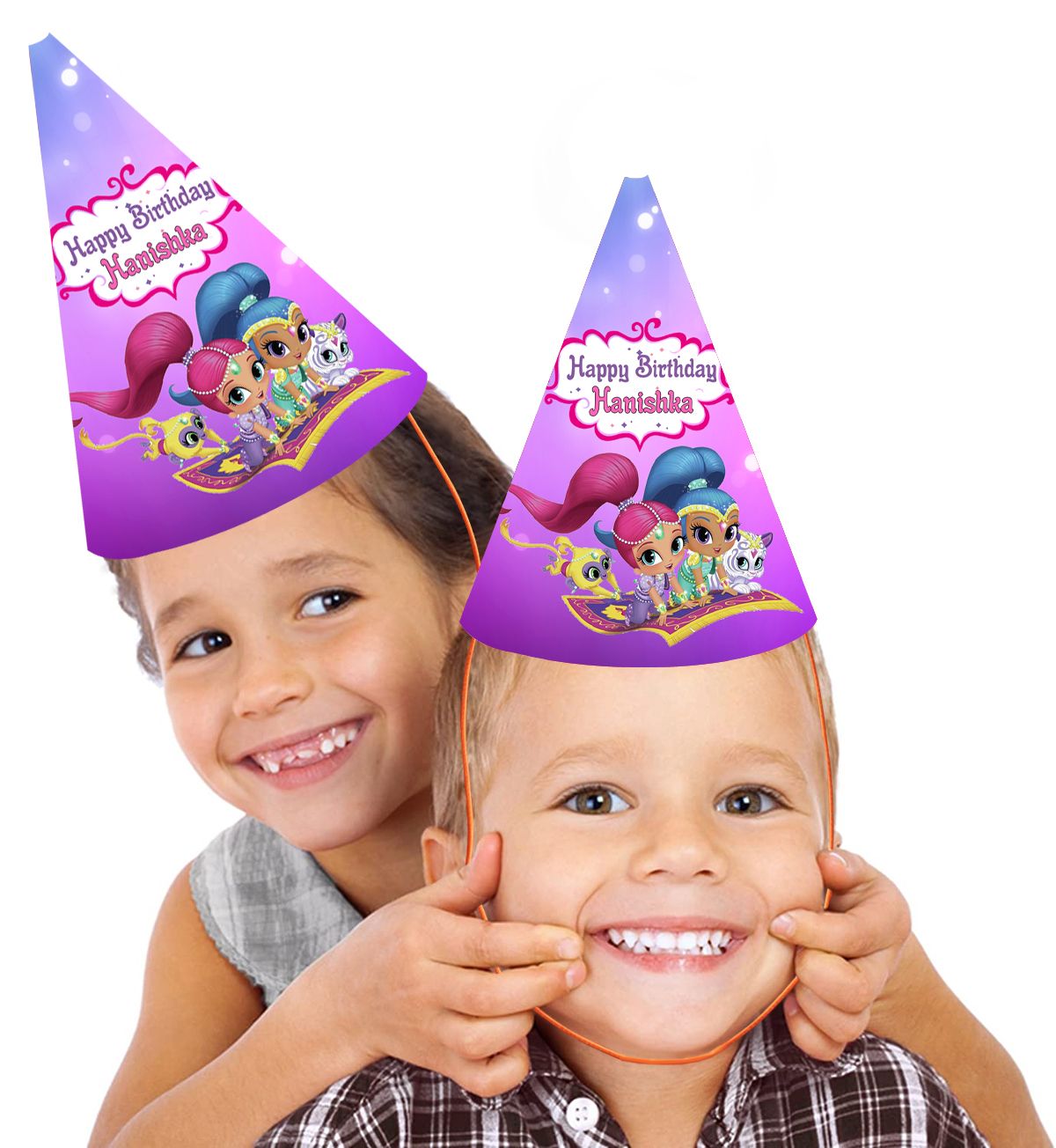 Shimmer &amp; Shine Party Caps / Hats (10 Pcs)