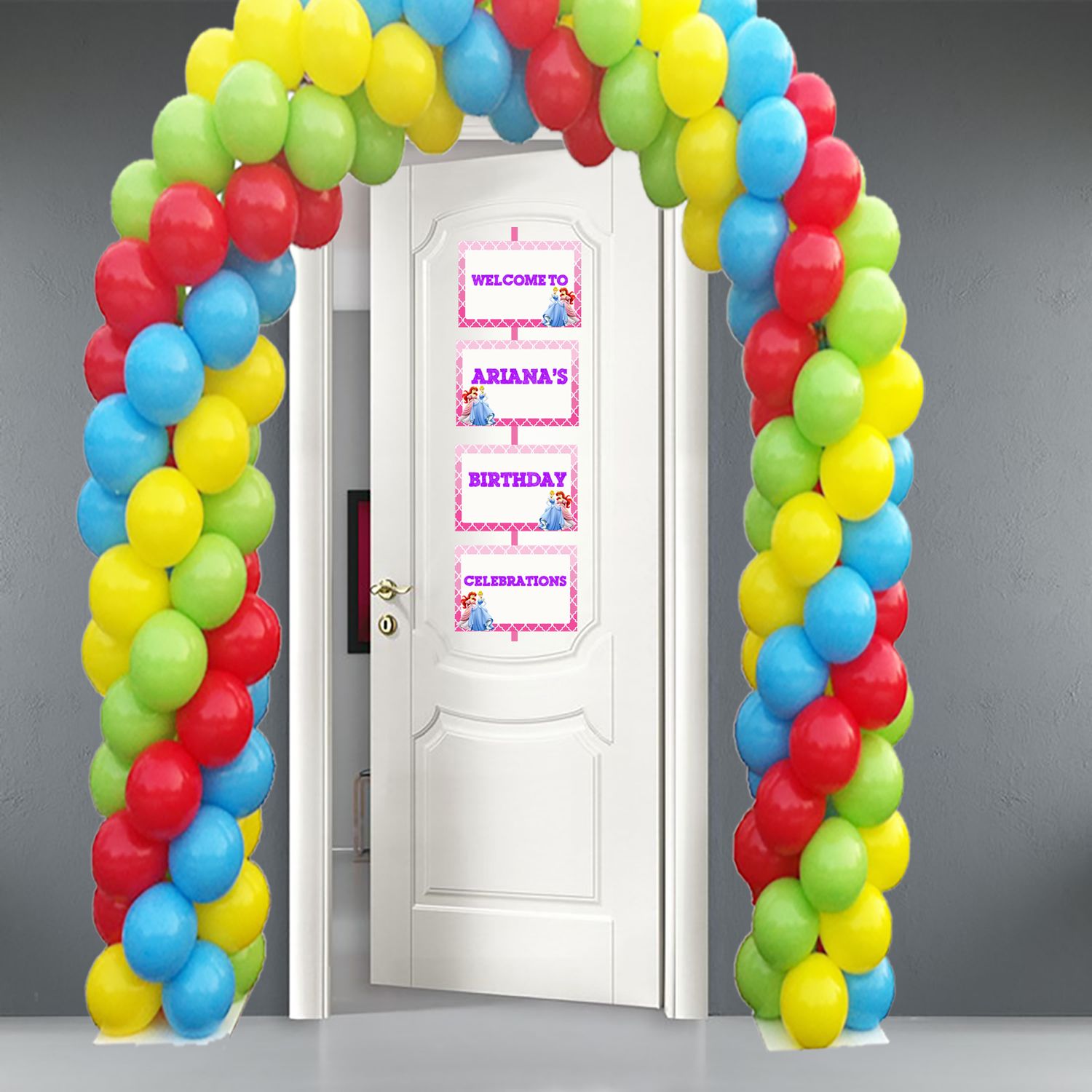Princess Theme Door/Welcome Banner (3ft)