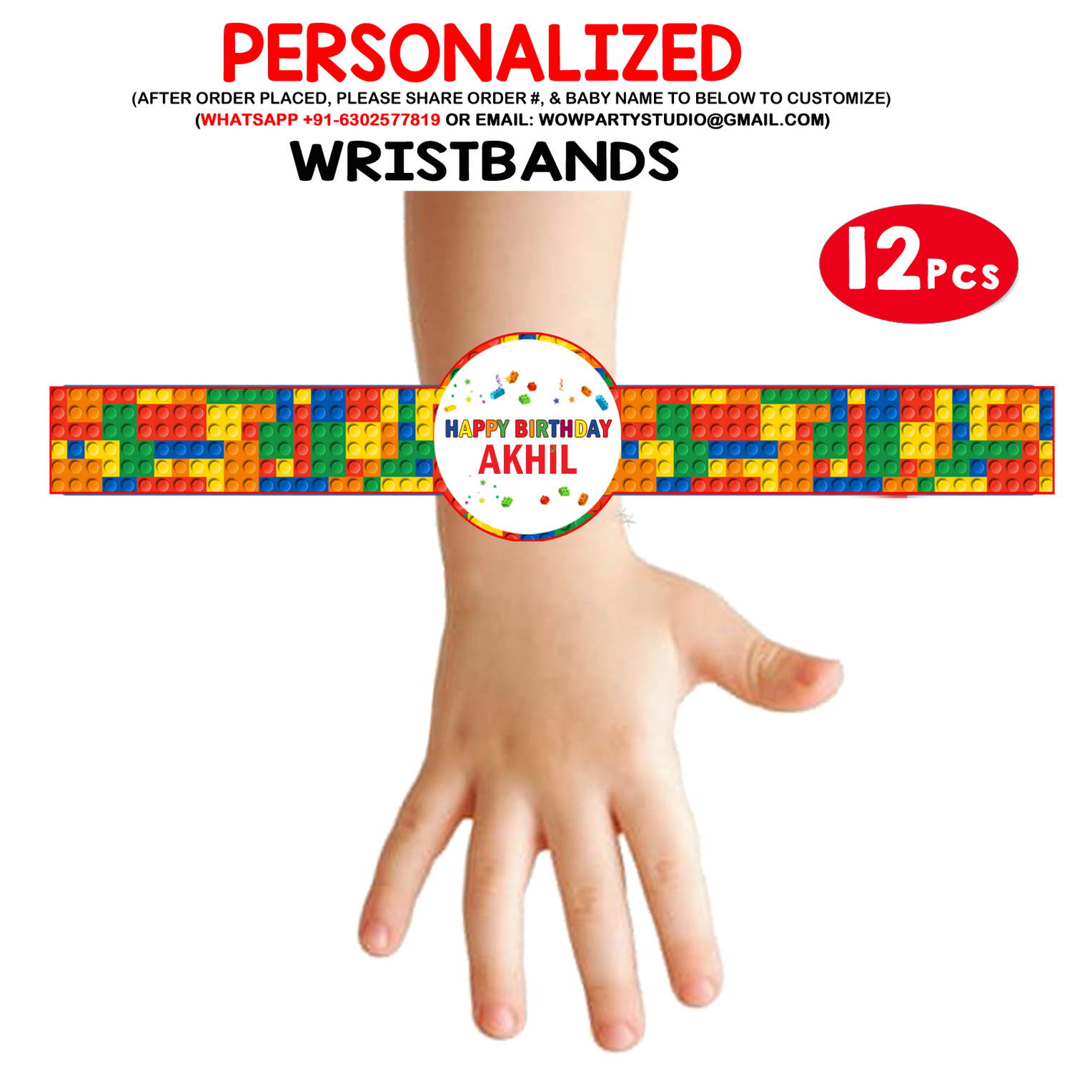Lego - Wristbands (12 Pcs)