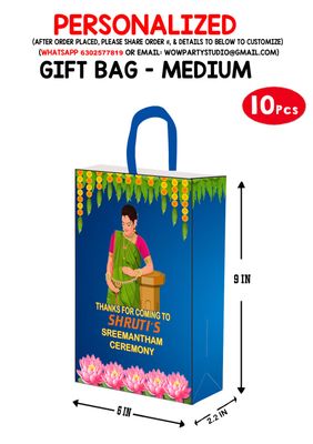 Baby Shower Theme Gift Bag - Medium (10 Pcs)