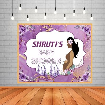 Baby Shower Theme Backdrop / Background Banner (4ft x 5ft) #2