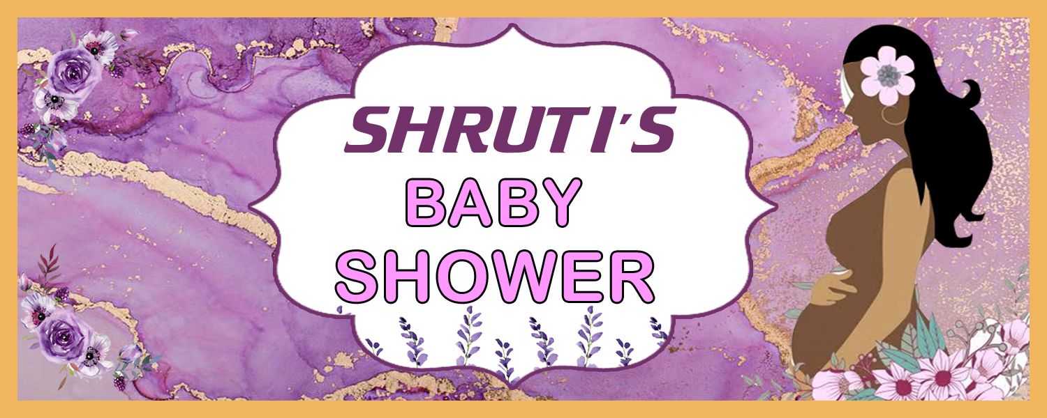 Baby Shower Theme Backdrop / Background Banner (2ft x 5ft) #2
