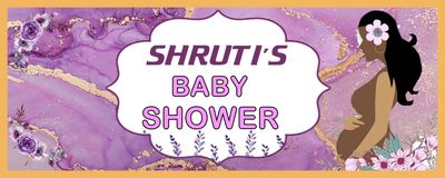 Baby Shower Theme Backdrop / Background Banner (2ft x 5ft) #2