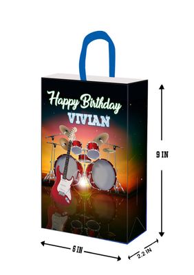 Music Theme Gift Bag - Medium (10 Pcs)