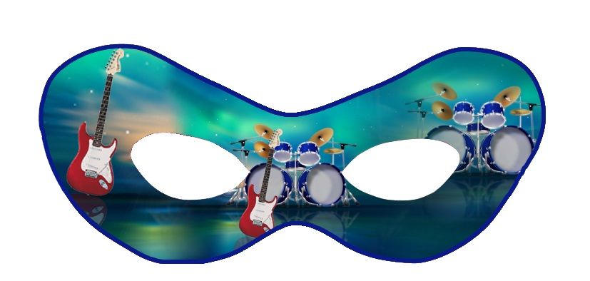 Music Theme Eyemasks (10 Pcs)