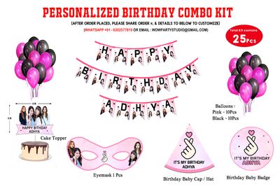 Black Pink Theme - Combo Kit 25Pcs
