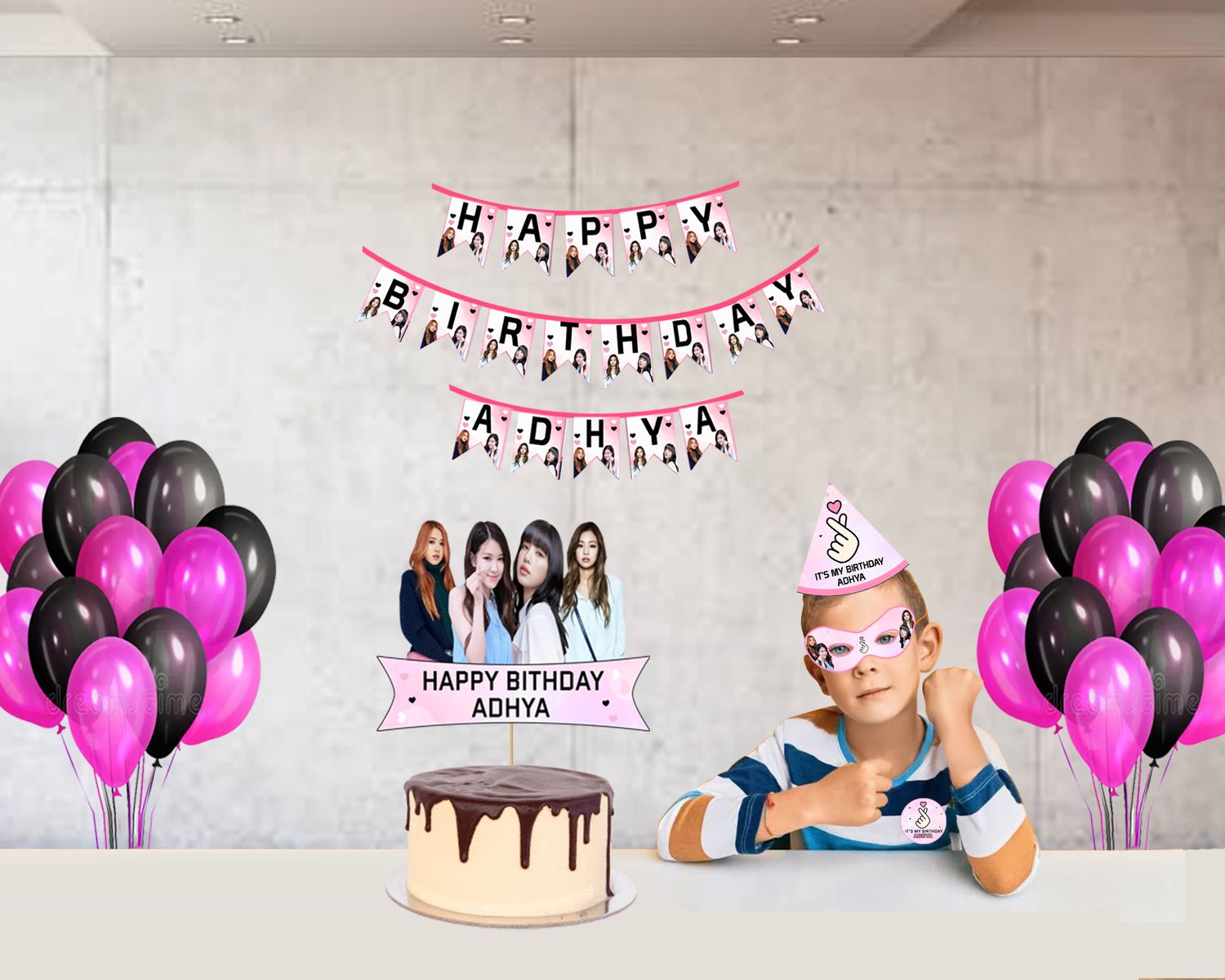 Black Pink Theme - Combo Kit 25Pcs