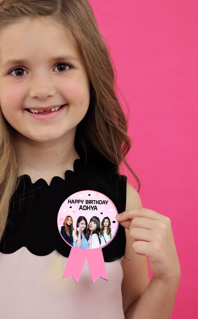 Black Pink Theme - Badges (10 Pcs)