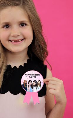 Black Pink Theme - Badges (10 Pcs)